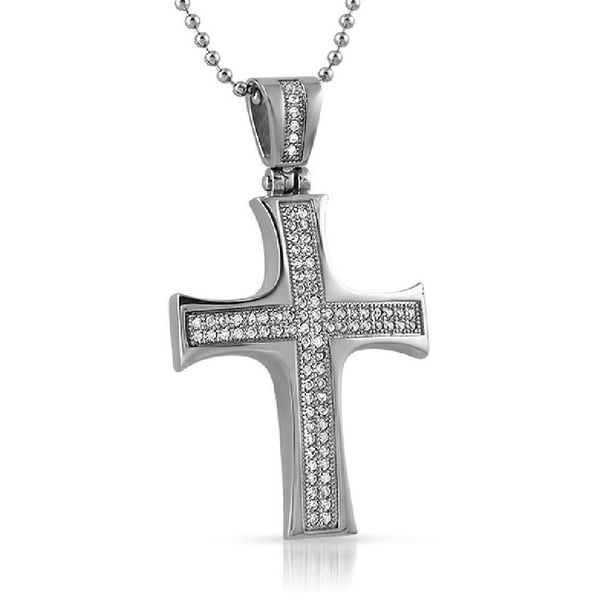 14K Gold Plated Purple Cz Religious Mini Micro Iced Unisex Small Cross Pendant 14K Gold Plated Purple Cz Religious Mini Micro Iced Unisex Small Cross Pendant
